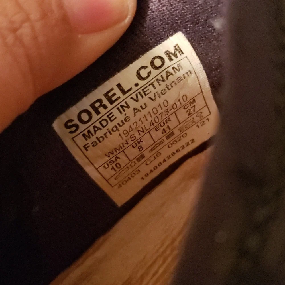 Sorel Black Kinetic Impact Lace Sneakers - Picture 5 of 8